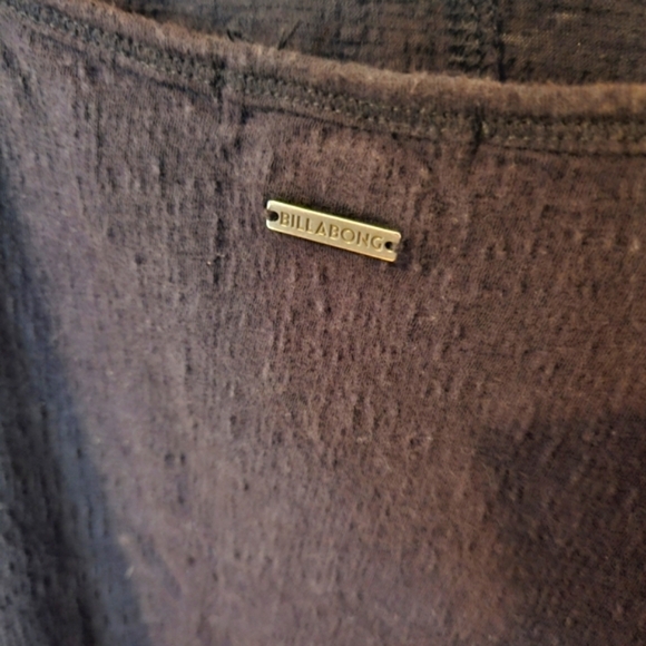 Billabong Classic Black Boho Tie-Up Cover-Up - Picture 5 of 7